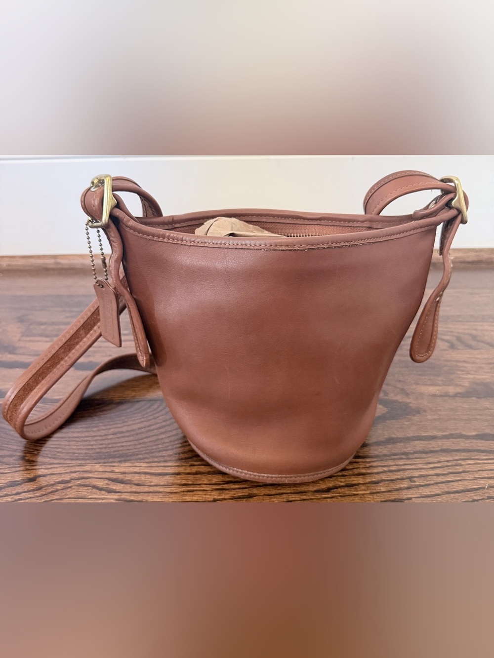Vintage Coach 9019 Maggie Duffle - British Tan